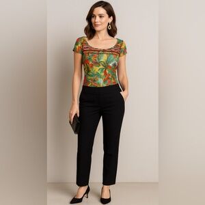 Cap Juluca Vibrant Multicolor Floral Top